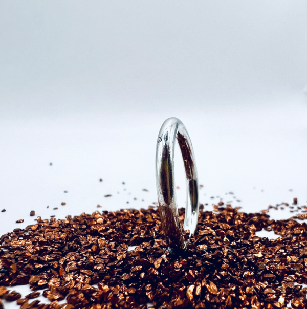 Plain Silver Rings Womens
