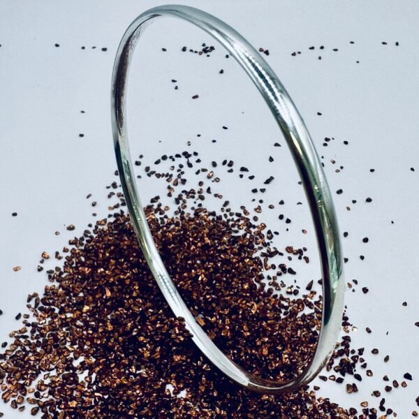 Silver Flat Bangle